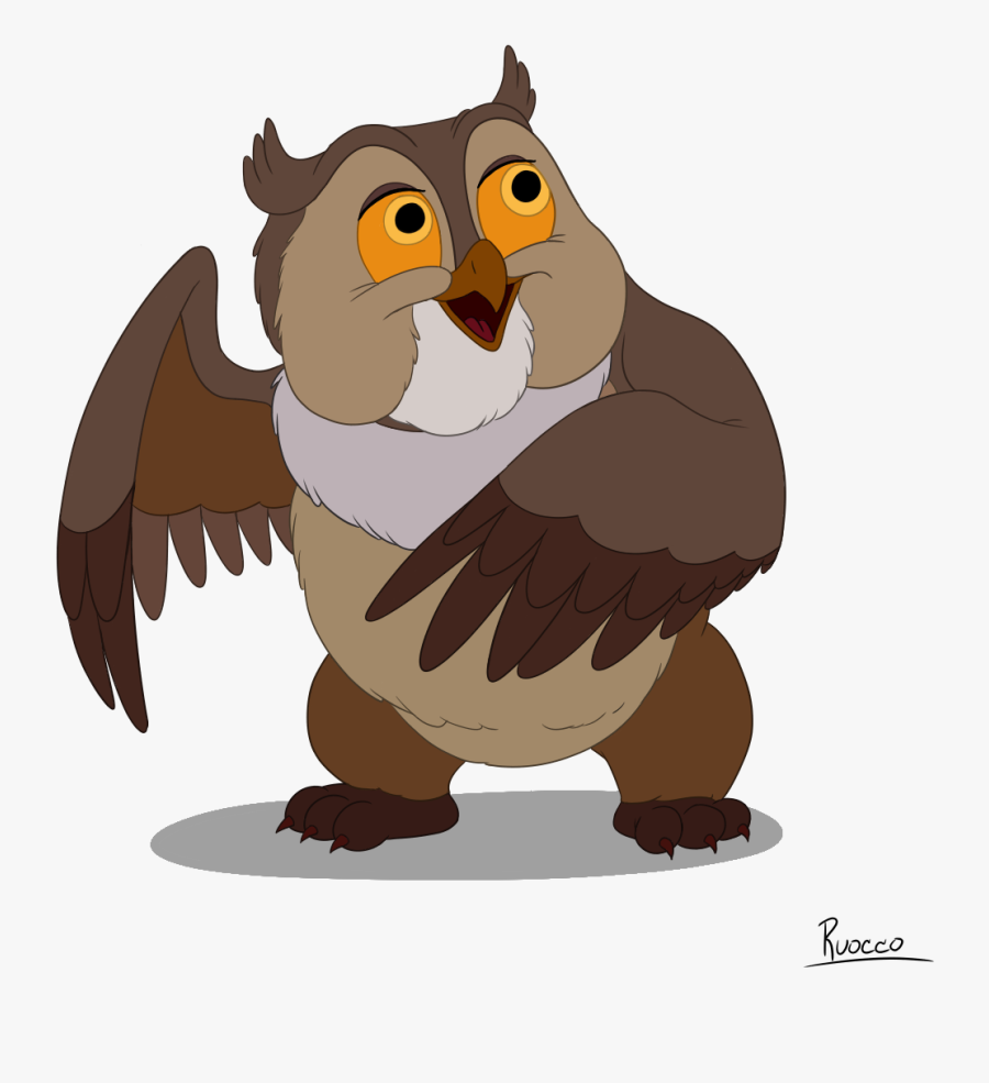 Friend Owl From Bambi - Bambi Owl Png, Transparent Clipart