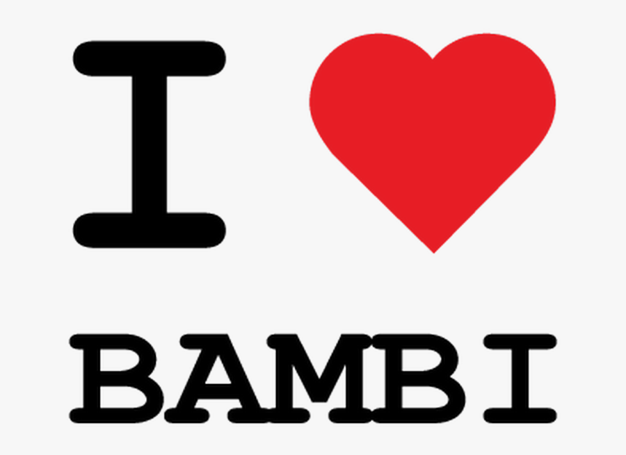 T-shirt I Love Bambi - Love Music Logo Png, Transparent Clipart