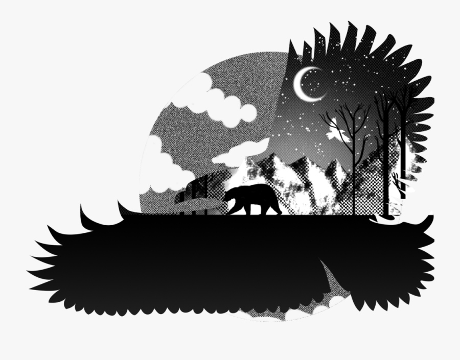 Falcon Landscape - Illustration, Transparent Clipart