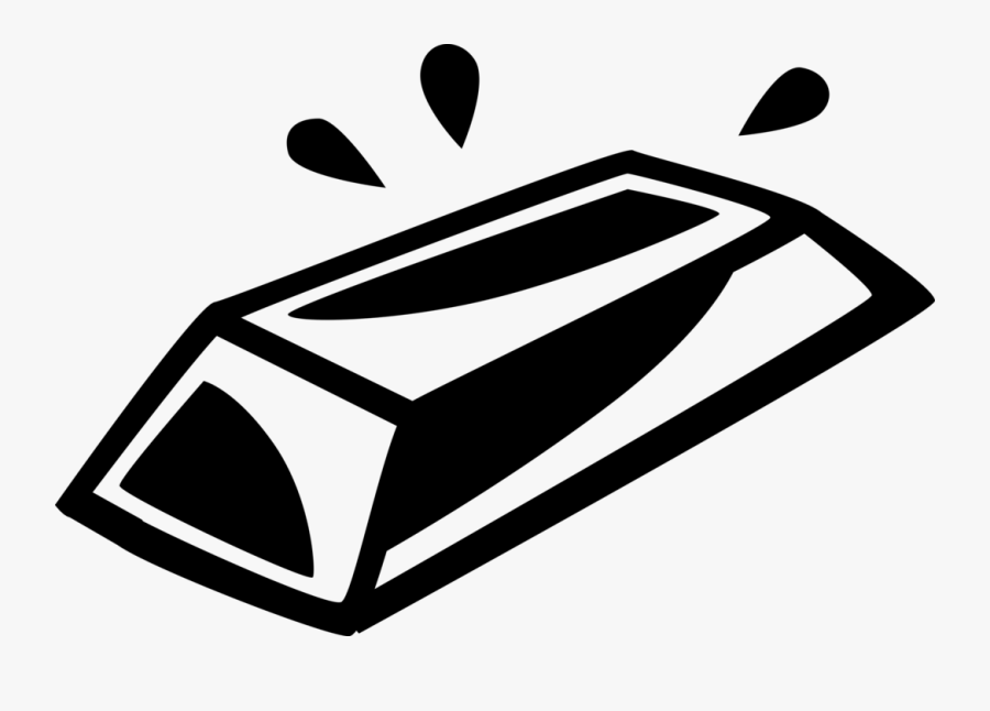 Vector Illustration Of Gold Bar, Gold Precious Metal - Gold Bar Vector Png, Transparent Clipart