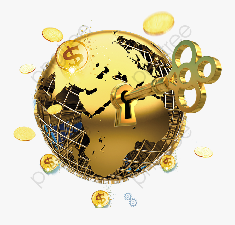 Transparent Gold Bar Clipart - Gold Earth Png, Transparent Clipart