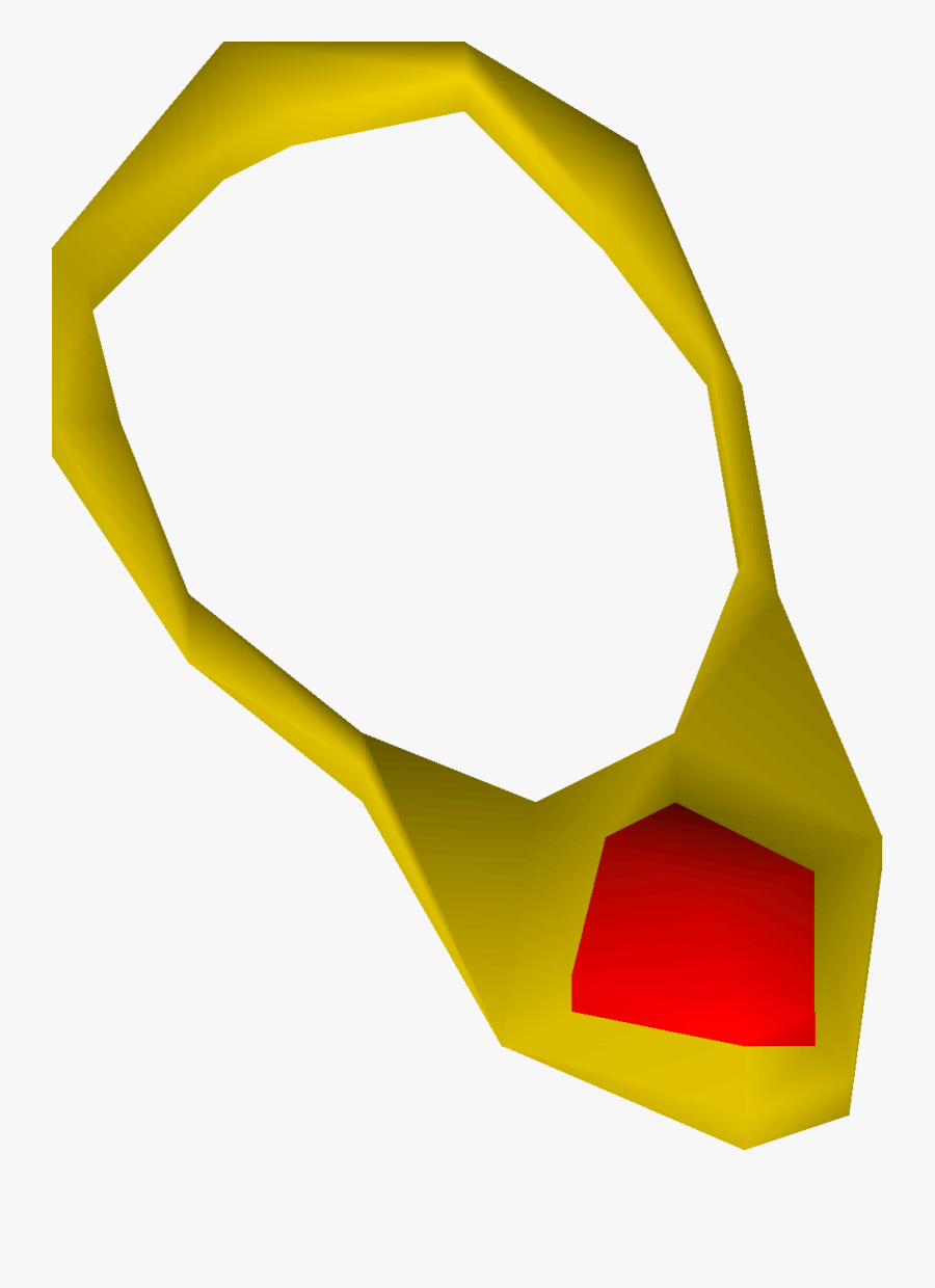 A Ruby Necklace Is Made By Using A Gold Bar, A Ruby, Transparent Clipart