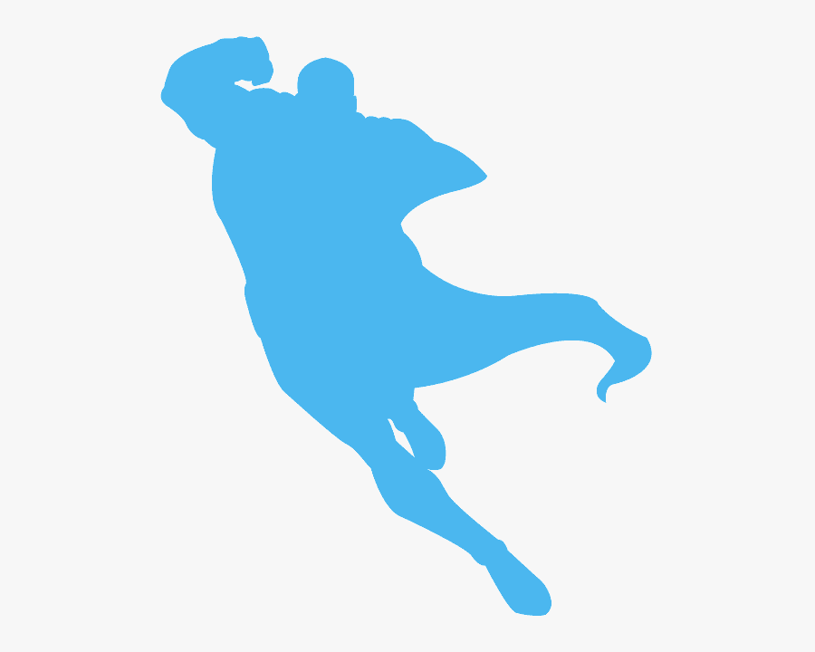 Superhero Silhouette Png, Transparent Clipart