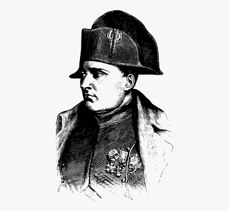 Fedora,monochrome Photography,gentleman - Napoleon Png, Transparent Clipart