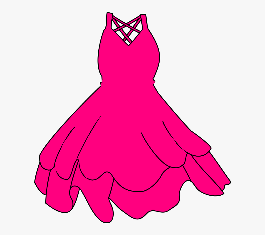 Black Dress Clip Art, Transparent Clipart