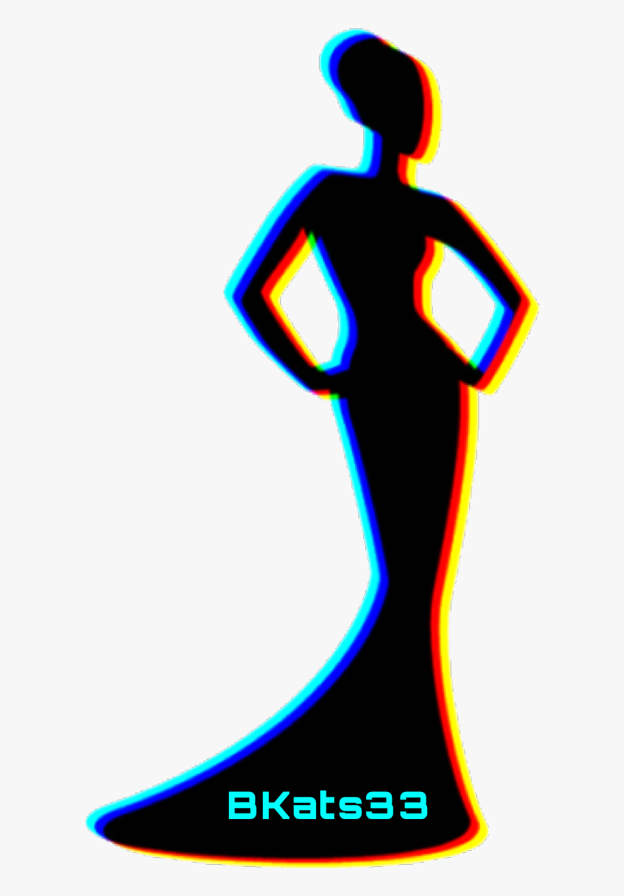 #art #lady #badgirl #silhouette #dresses #badbitch - Illustration, Transparent Clipart