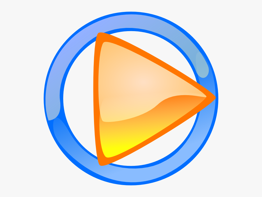 Play Button Logo Png Colorful, Transparent Clipart