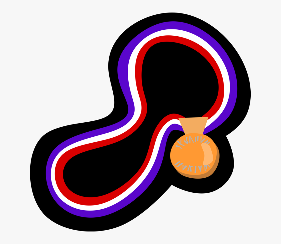 Vector Illustration Of Medal Or Medallion Recognizes - Graphic Design, Transparent Clipart