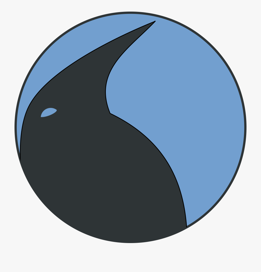 Penguin Profile Medalion Clip Arts - Penguin Profile Picture Circle, Transparent Clipart