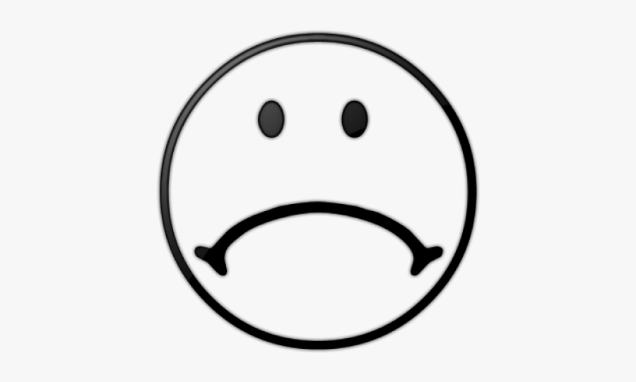 Clip Art Frowny Face, Transparent Clipart