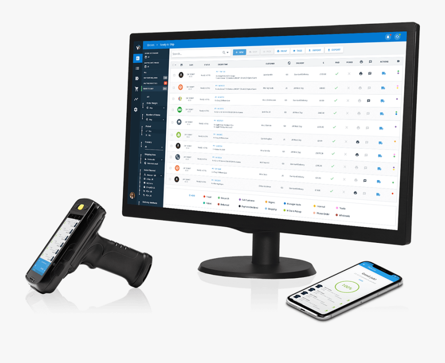 Veeqo Inventory Management Software - Retail Order Management Software, Transparent Clipart