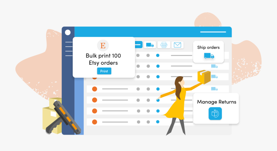 Etsy Order Management, Etsy Inventory Management - Magento Pos Central Management System Model, Transparent Clipart