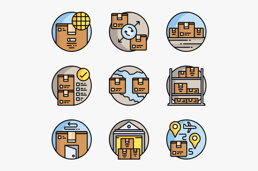 Factory - Warehouse Icon Png, Transparent Clipart