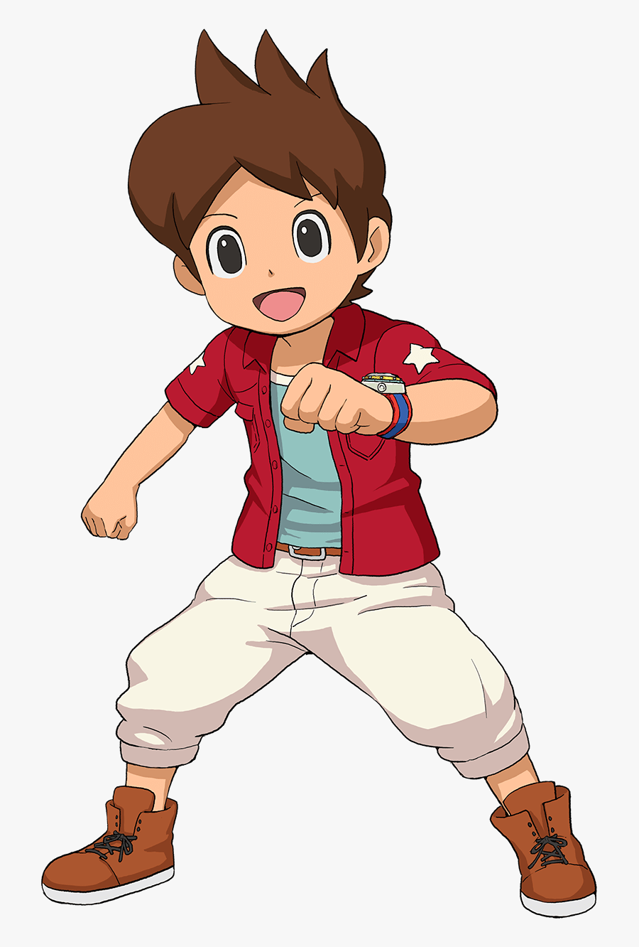 Character,art,style - Yo Kai Watch 3 Nate, Transparent Clipart