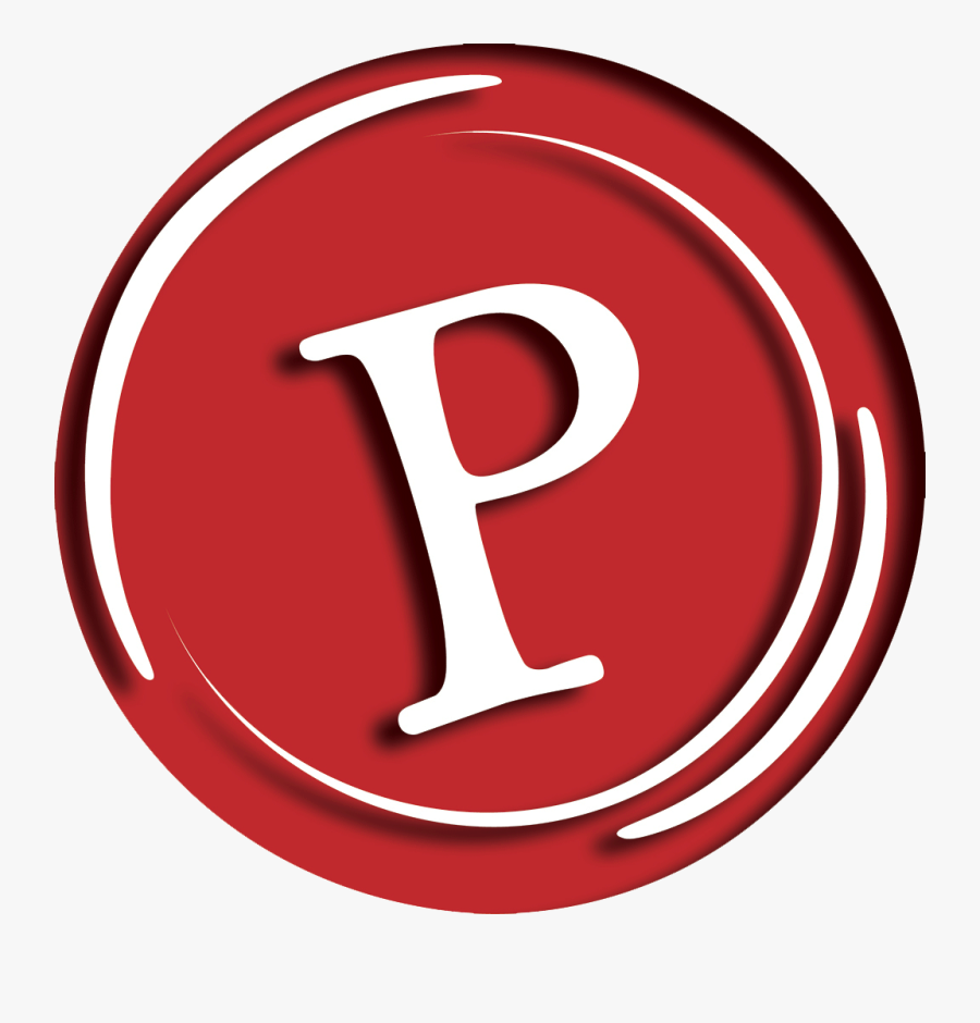 About Us - Red P Logo, Transparent Clipart