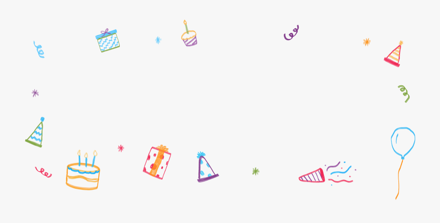 Monster Party Background, Transparent Clipart