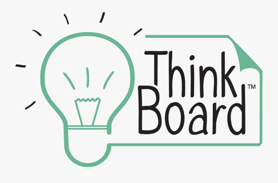 Think Board Logo, Transparent Clipart