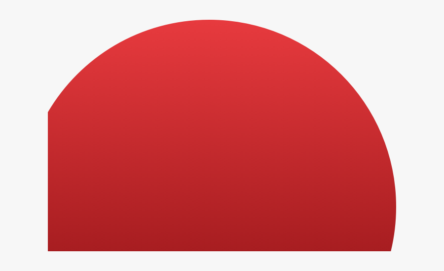 Semi Circle Png - Semi Circle Red Png, Transparent Clipart