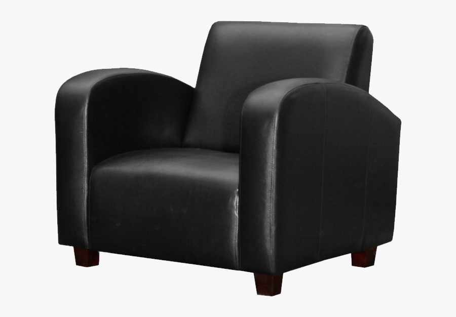 Black Armchair Png, Transparent Clipart