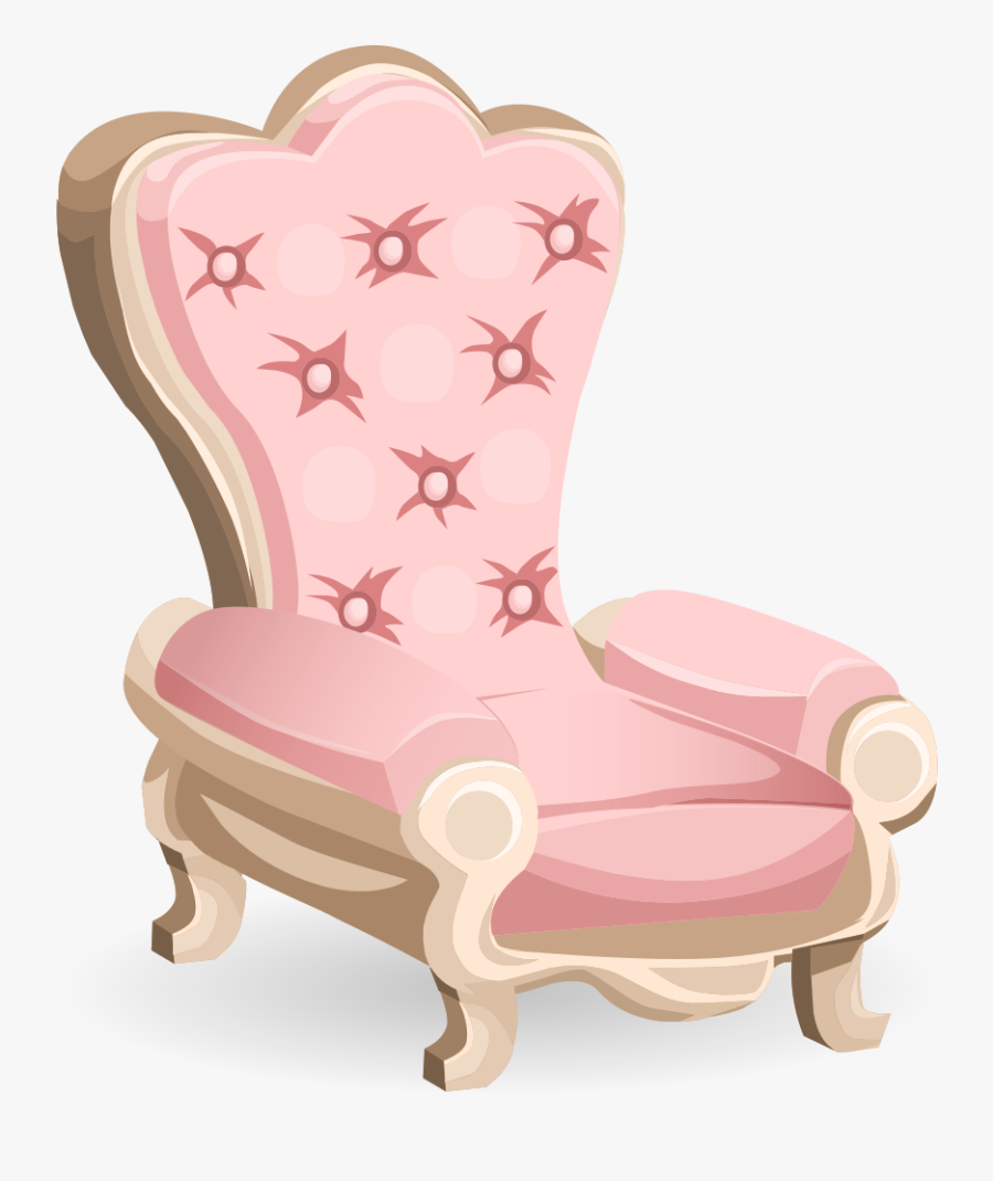 Pink Royal Chair From Glitch - Pink Chair Clipart, Transparent Clipart