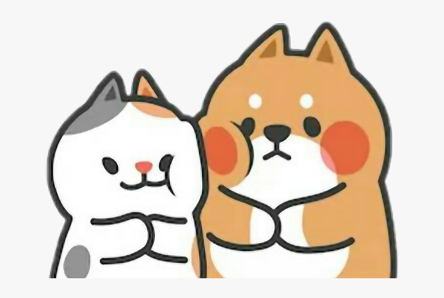 #tontonfriends #tonton #messenger - Happy Kiss Day Friends, Transparent Clipart