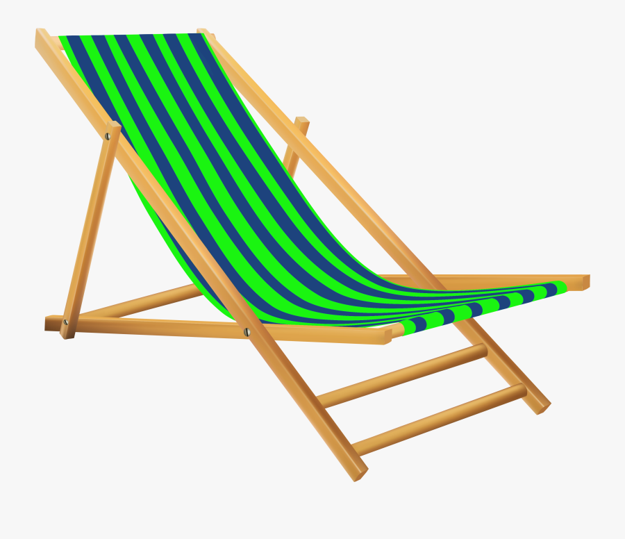 Transparent Green Beach Lounge Chair Png Clipart - Beach Lounge Chair Png, Transparent Clipart