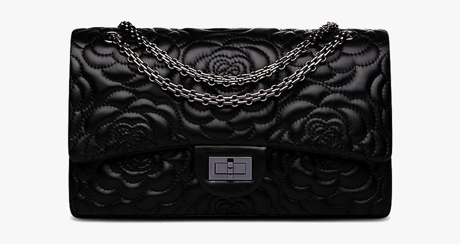 Shoulder Leather Bag Messenger Handbag Black Chanel - Handbag, Transparent Clipart