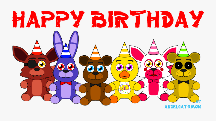 Happy Birthday - Happy Birthday Foxy Fnaf, Transparent Clipart