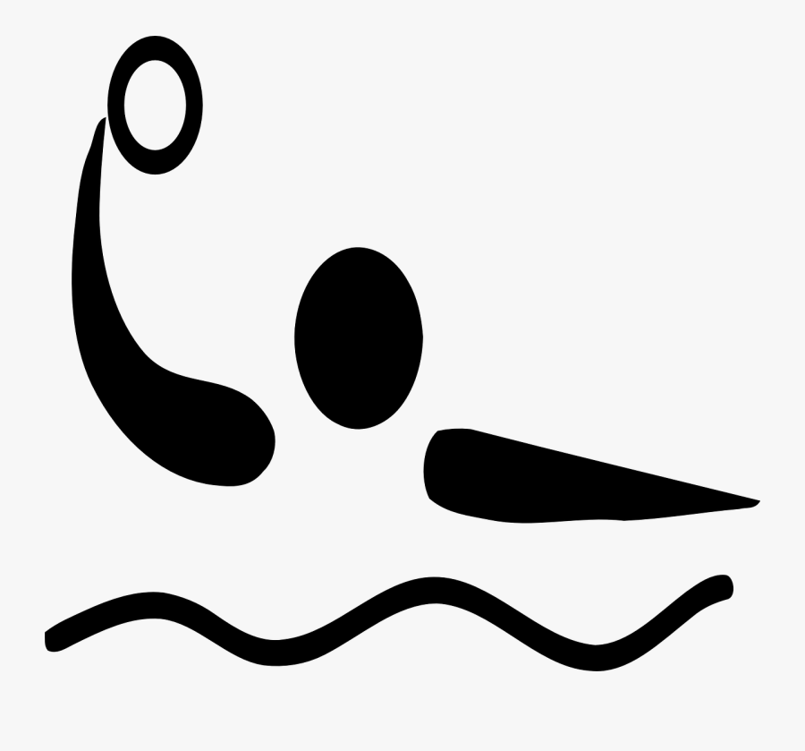 Water Polo Sport Pictogram Free Picture - Olympic Water Polo Logo, Transparent Clipart