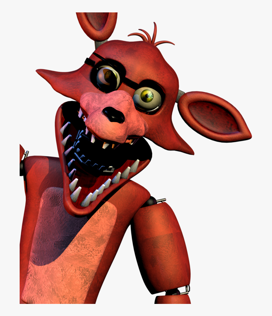 Five Nights At Freddy"s 2 Jump Scare Drawing - Fnaf 2 Unwithered Foxy, Transparent Clipart