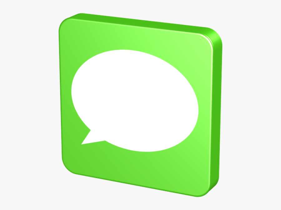 Message Icon 3d Png, Transparent Clipart