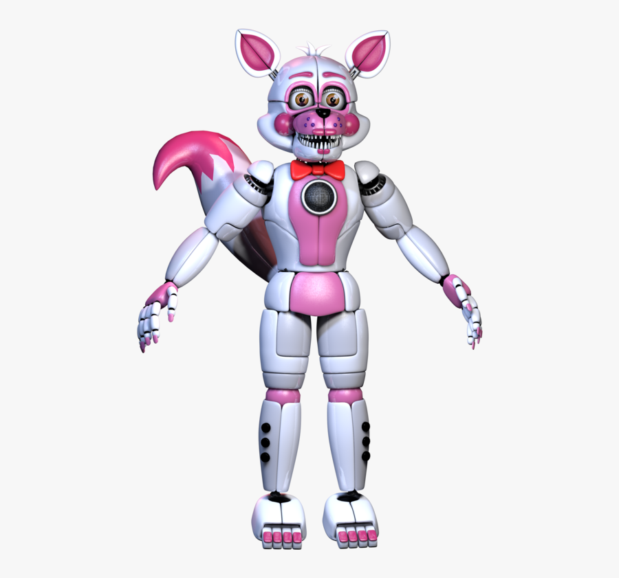 Funtime Foxy Fnaf Funtime Foxy 3d - Funtime Foxy Full Body, Transparent Clipart