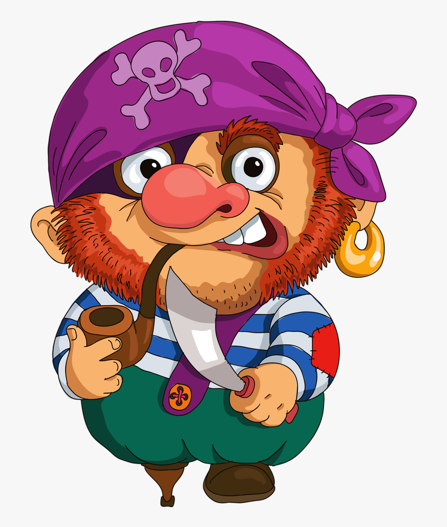 Drawing Pirates Pirate Theme Transparent Png Clipart - Пират, Transparent Clipart