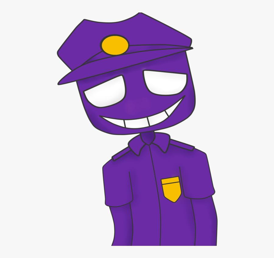 Man Clipart Purple - Fnaf Drawing Purple Guy, Transparent Clipart