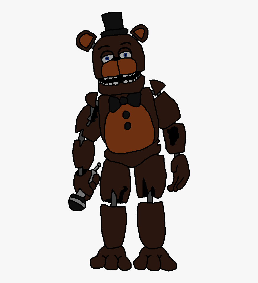 Transparent Fnaf Freddy Png - Withered Freddy Png, Transparent Clipart