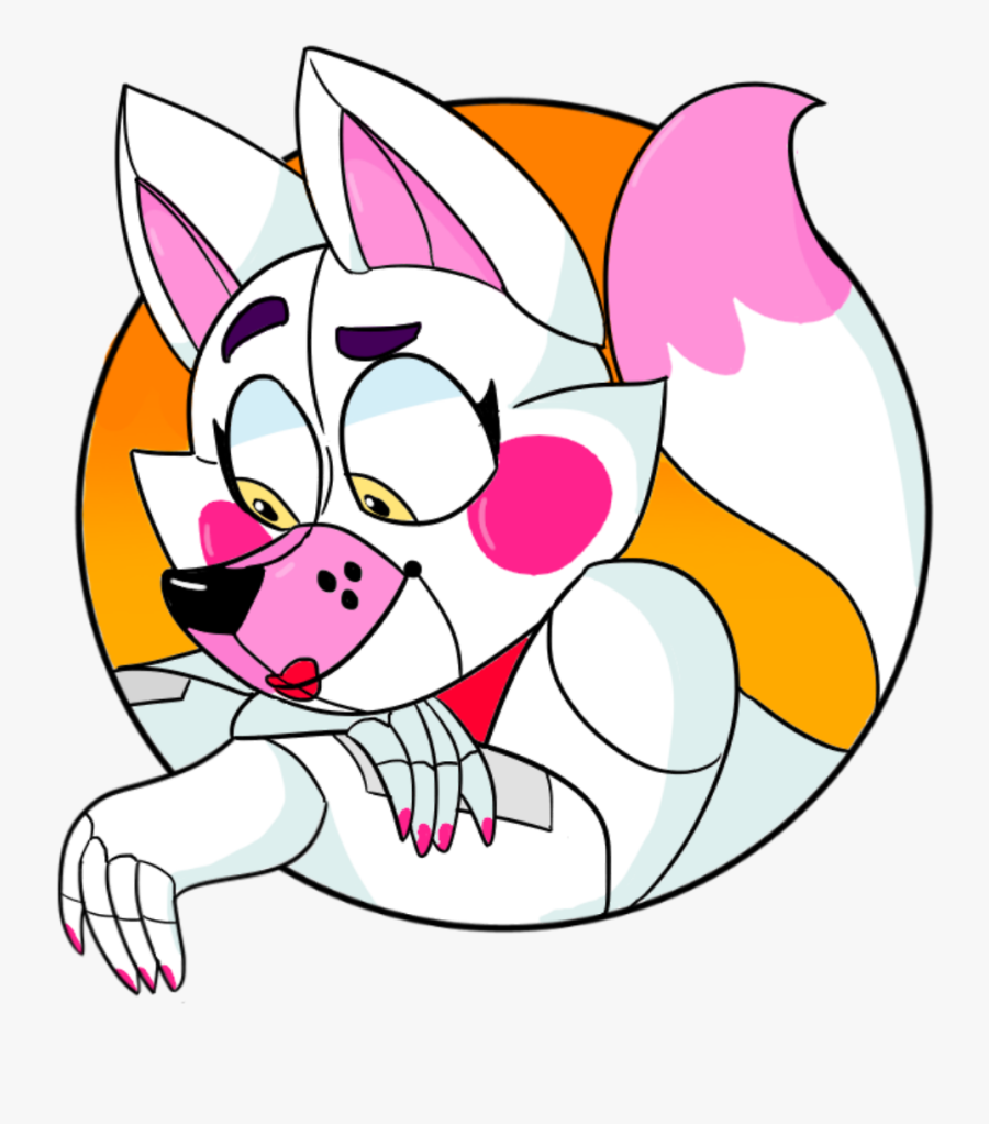 Sparklecupcakesthings Funtime Foxy Peeping Down On - Five Nights At Freddy's, Transparent Clipart