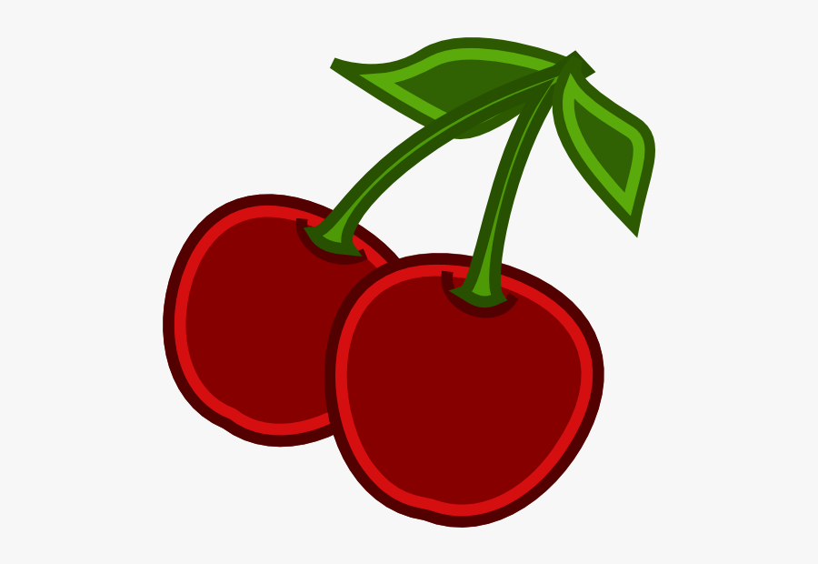 Cherries Svg Clip Arts - Fruit Clip Art, Transparent Clipart