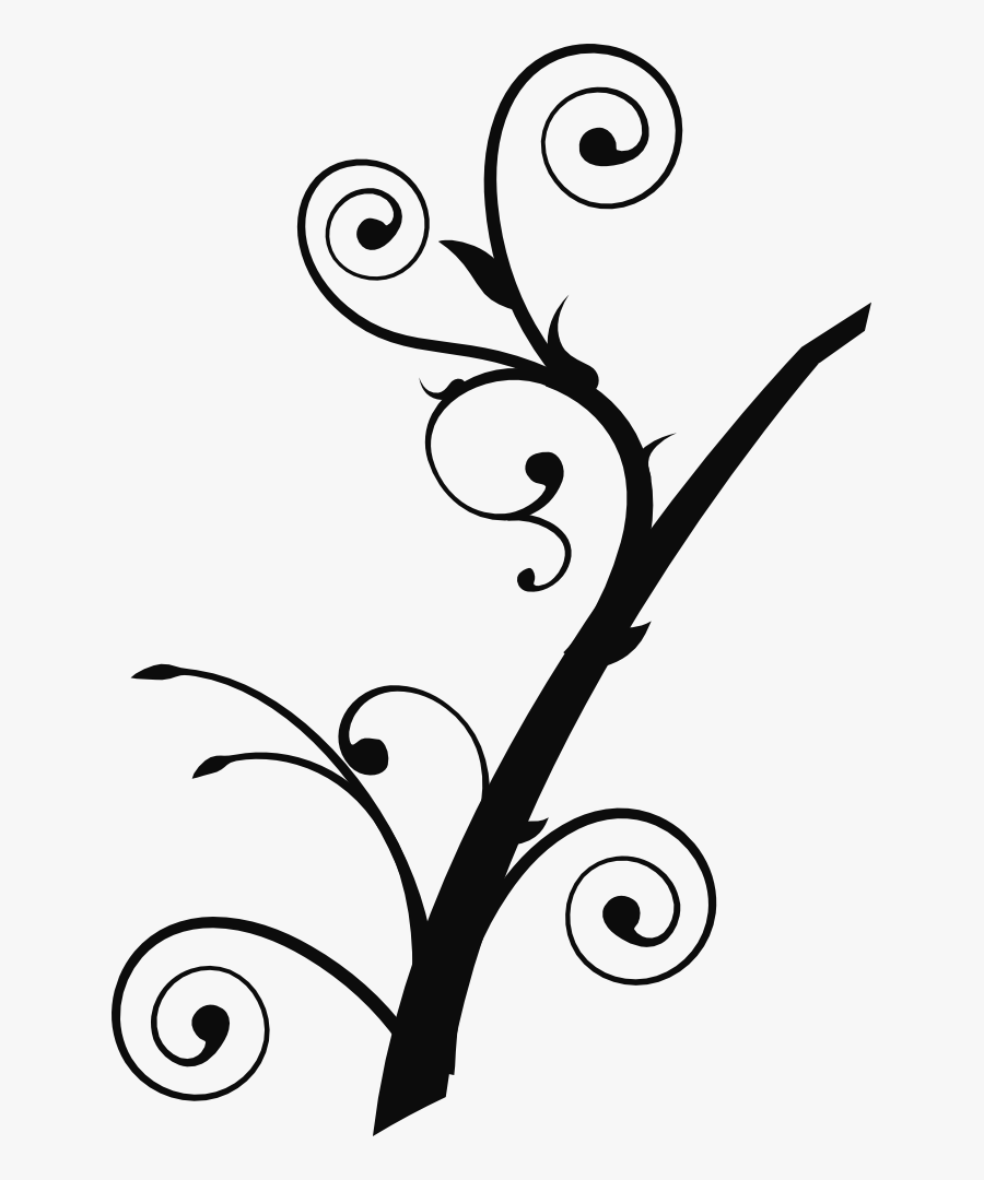 Transparent Tree Branch Clipart Black And White - Tree Branch Clip Art, Transparent Clipart