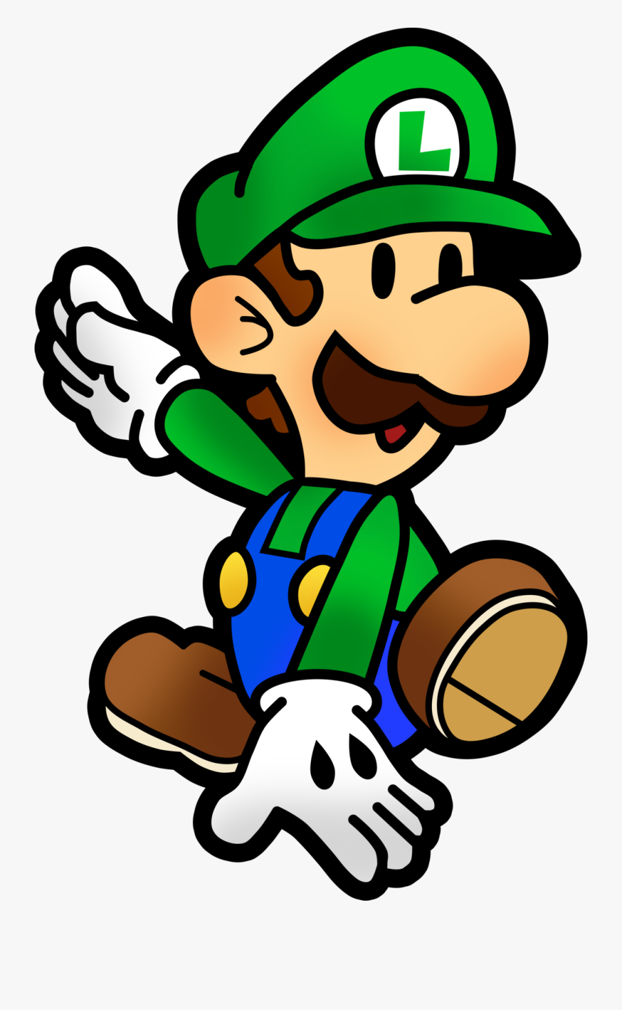 Paper Luigi - Luigi Paper Jam, Transparent Clipart