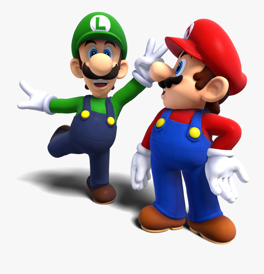 Super Mario & Luigi Png Image - Mario And Luigi 3d, Transparent Clipart