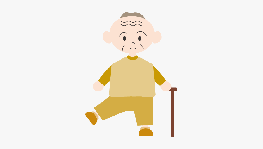 Baby Grandfather Illustration, Transparent Clipart