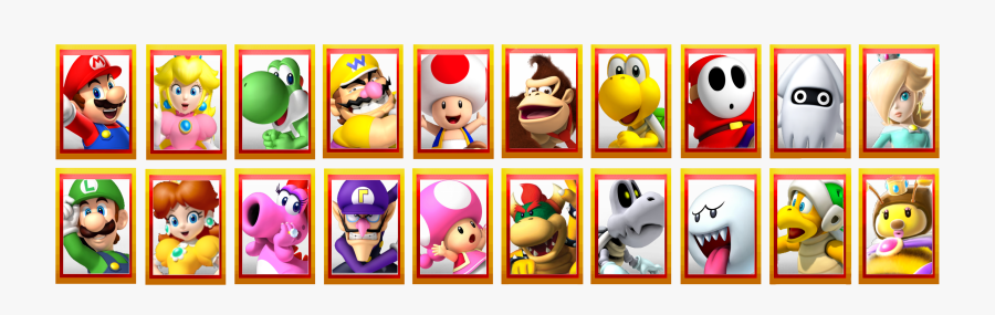 Yoshi Clipart Mario Party - Cartoon, Transparent Clipart