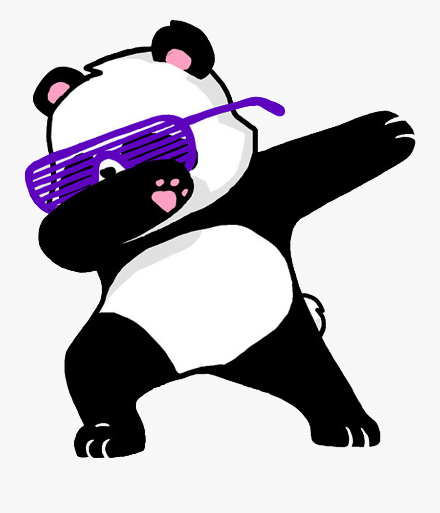 Clipart Panda Dabbing - Dabbing Panda, Transparent Clipart