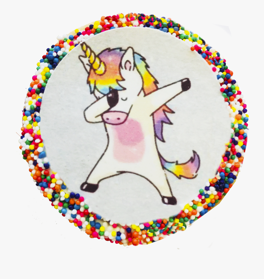 Transparent Dabbing Clipart - Cute Unicorn Cookies, Transparent Clipart