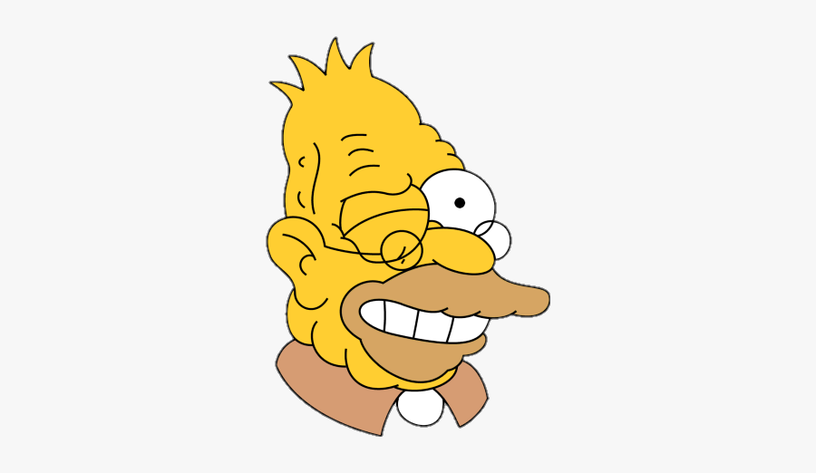 #simpsons #grandfather #funny #abuelo #gracioso - Grandfather Simpson, Transparent Clipart