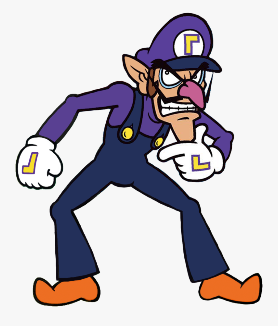 Waluigi"s Cap Redesigned By Koopshikinggeoshi - Fire Waluigi, Transparent Clipart