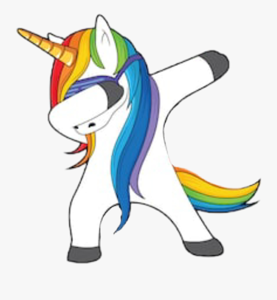 Unicorn Dab Vector - Dabbing Unicorn Svg Free, Transparent Clipart