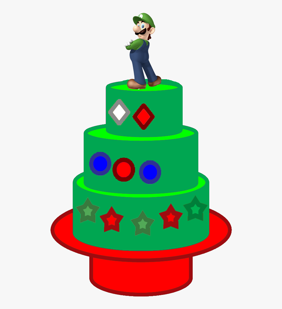 Luigi"s Cake Missing Shape - Mario And Luigi, Transparent Clipart