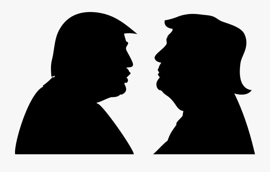 United States Silhouette Drawing Clip Art - Donald Trump Silhouette Png, Transparent Clipart
