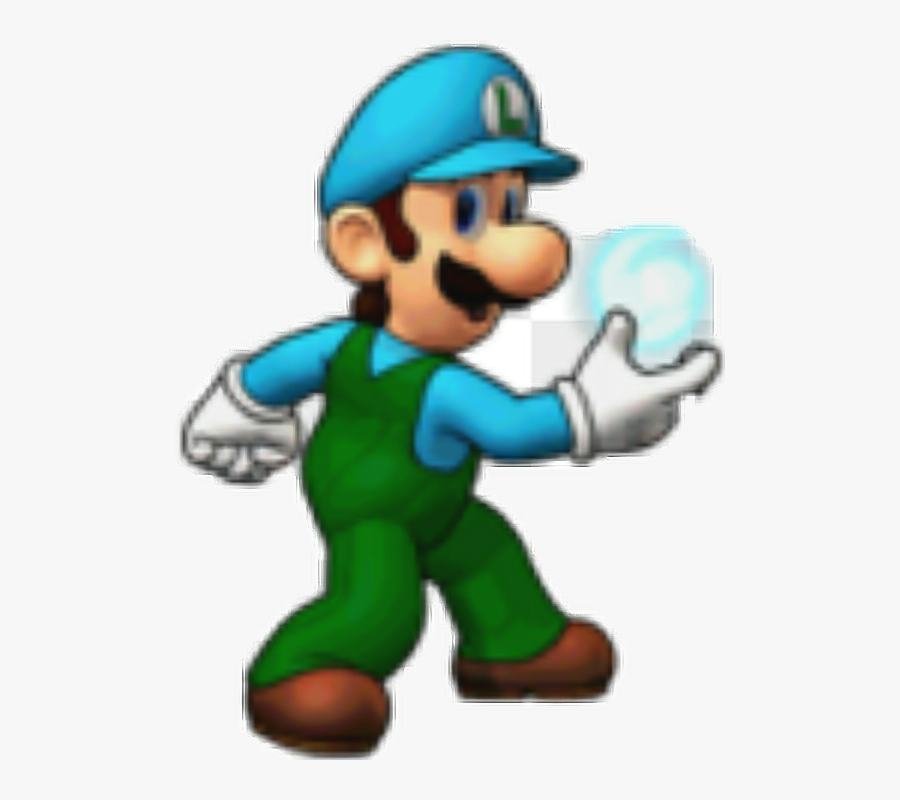 #ice Luigi - Ice Mario And Ice Luigi, Transparent Clipart